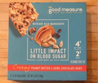 Creamy Peanut Butter & Dark Chocolate Bars