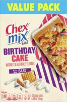 Birthday Cake Chex Mix Bars