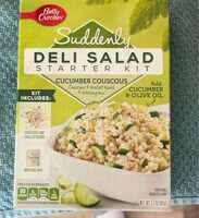 Suddenly salad Deli Salad starter kit cucumber couscous