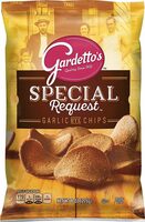Roasted garlic rye chips