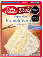 Mezcla En Polvo Betty Crocker Marca Exclusiva Cake Mix Sabor Vainilla