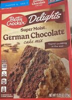 German Chocolate cake mix