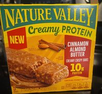 Creamy Protein Cinnamon Almond Butter Creamy Crispy Bars