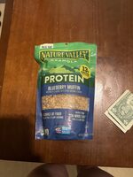 Granola Protein Blueberry Muffin