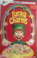 Lucky charms frosted toasted oat cereal with