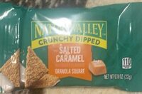 Crunchy Dipped Salted Caramel Granola Square