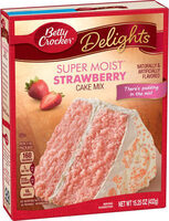 Super Moist Strawberry Cake Mix