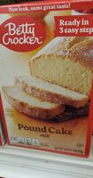 Betty Crocker Pound Cake Mix