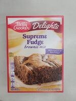 Betty Crocker Delights Supreme Fudge brownie mix