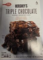 Hersheys triple chocolate brownie mix