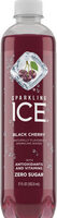 Black Cherry flavored Sparkling Water