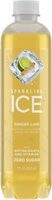 Ginger lime sparkling water