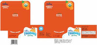 Probugs creamy orange organic kefir cultured whole milk