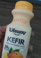 KEFIR cultured lowfat milk PEACH