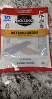 Beef & Mild Cheddar Smoked Beef Stick & Cheddar Cheese