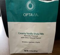 Creamy vanilla shake mix