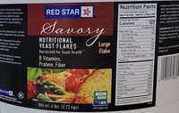 Savory nutrional yeast flakes