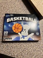 Basketball Shape Sugar Cookie Dough