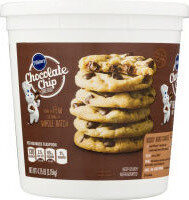 Pillsbury chocolate chip cookie doughtub