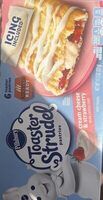 Pillsbury Cream Cheese and Strawberry Toaster Strudel Pastries 6 Count