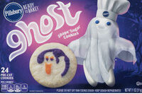Ready to bake! ghost shape sugar cookies