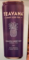 Teavana craft iced tea pineapple berry blue