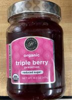 Organic Reduced Sugar Triple Berry Preserves
