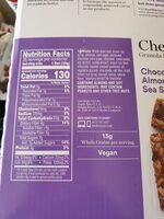 Chocolate Almond Sea Salt Bars