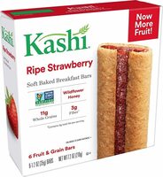 Soft baked breakfast bars ripe strawberry