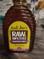 Raw unfiltered wildflower honey