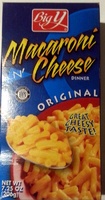 Original macaroni & cheese dinner, original macaroni & cheese