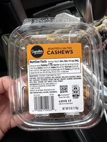 Roasted & salted cashews