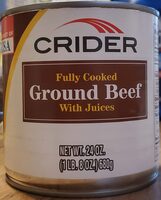 Ground Beef With Juices