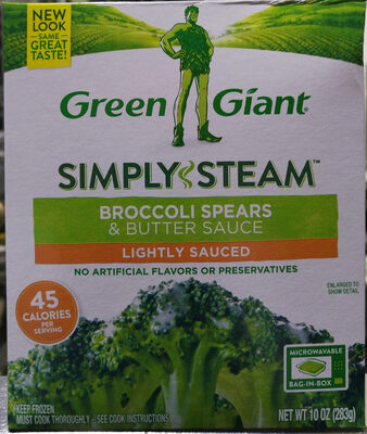 Broccoli Spears & Butter Sauce by Green Giant