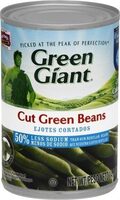 Cut green beans with low sodium