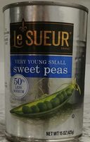 Very Young Sweet Peas Low Sodium