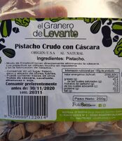 Pistacho crudo