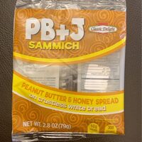 PB&J SAMMICH pb and honey spread