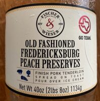 Old Fashion Fredericksburg Peach Preserves