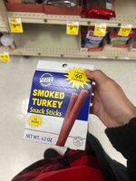 Smoked Turkey Snack Sticks
