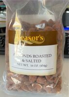 Almonds roasted and salted