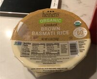 Organic Cooked Brown Basmati Rice
