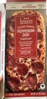 Pepperoni duo melted mozzarella cheese layered