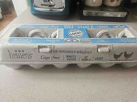 Cage Free Grade A Large 12 White Eggs