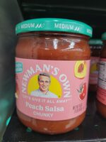 Newman's Own Medium Peach Salsa