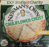 Cauliflower crust thin and crisp pizza cheese