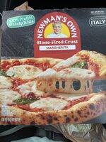 Authentic italian stone fired margherita