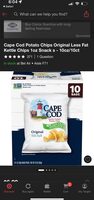 Cape Cod Potato Chips Original Less Fat Kettle Chips
