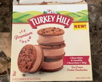 Chocolate & Double Chocolate Chip Ice Cream Cookie Sandwiches