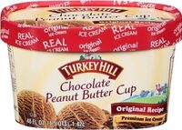 Chocolate peanut butter cup ice cream